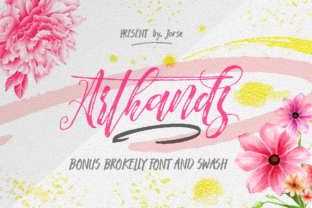 Arthands Typeface: A Natural Flow for Handmade Branding
