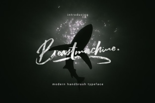 Beastmachine: A Hand-Brushed Typeface for Bold Brand Identity