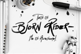 Bjorn Rider: A Premium Script Font for Distinctive Brand Identity