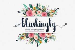 Blushingly: A Handcrafted Script Font for Boutique Branding