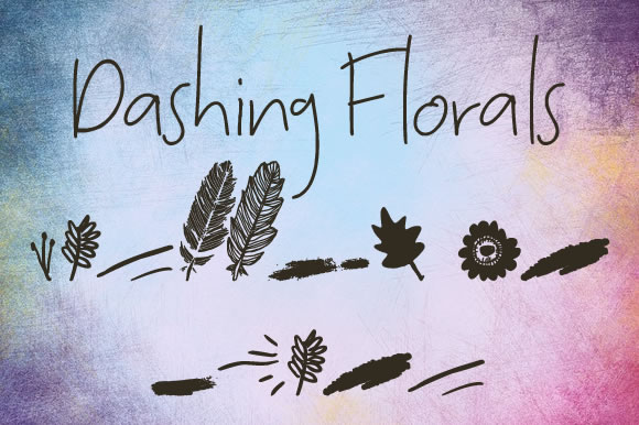 Dashing Florals: A Script Amp Typeface for Elegant Web Design