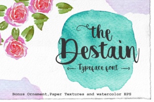 Destain: The Handwritten Brush Font for Authentic Brand Identity