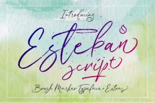 Esteban: A Brush Script Typeface for Dynamic Social Campaigns