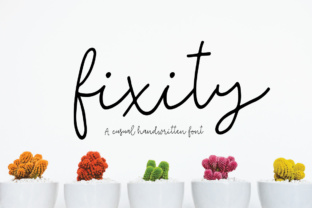 Fixity: The Handwritten Typeface for Scroll-Stopping Social Graphics