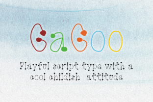 GaGoo: A Playful Script Font for Kids Branding