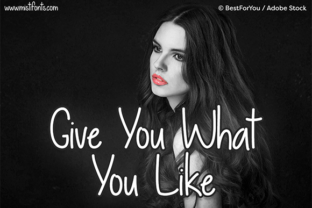 Give You What You Like: A Handwritten Font for Editorial Design