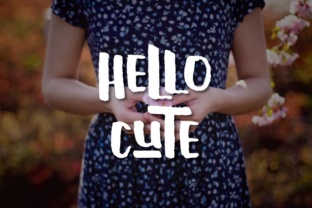Hello Cute Typeface: A Modern Script for Digital Branding