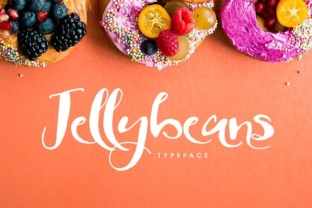 Jellybeans Typeface: A Playful Script Amp for Editorial Design