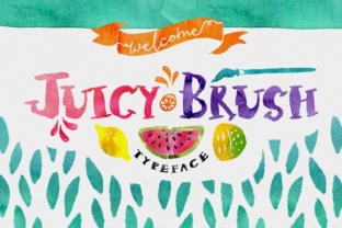 Juicy Brush: The Handcrafted Typeface That Transforms Small Business Branding