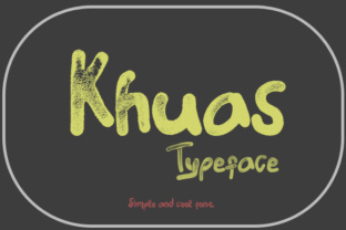 Khuas: A Script Font for Editorial Elegance
