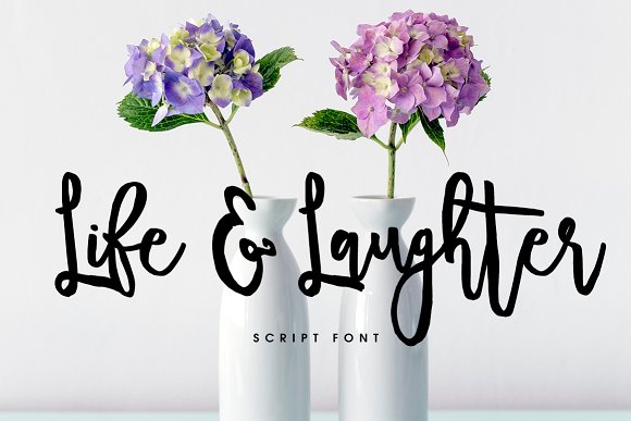 Life Laughter Typeface: Elevating Editorial Design with Handcrafted Charm