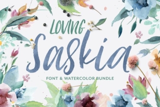 Loving Saskia: A Handcrafted Script Amp for Authentic Brand Identity