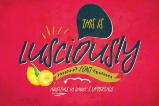 Lusciously: A Handcrafted Typeface for Boutique Branding