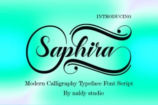Saphira: Elevating Editorial Design with Modern Calligraphy